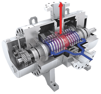 Twin Screw Pump for Multiphase Service